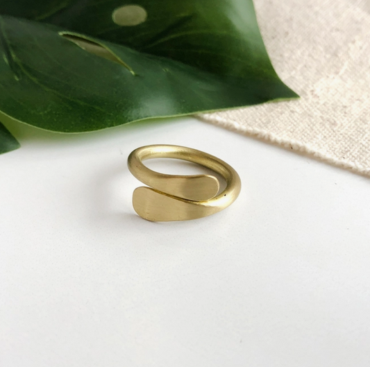 Overlap Ring – Gold