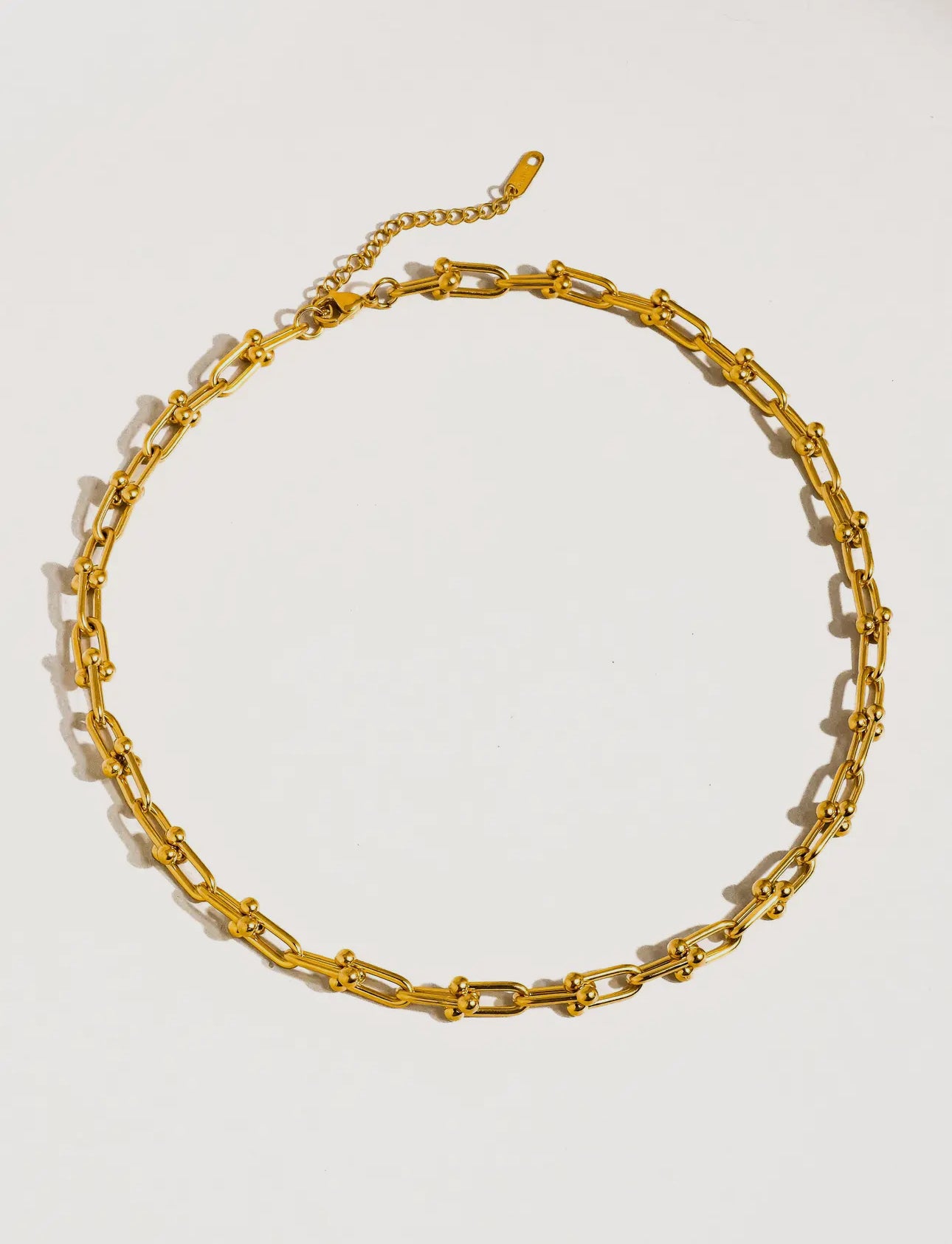 Denise Ball Link Chain Necklace - Non-Tarnish