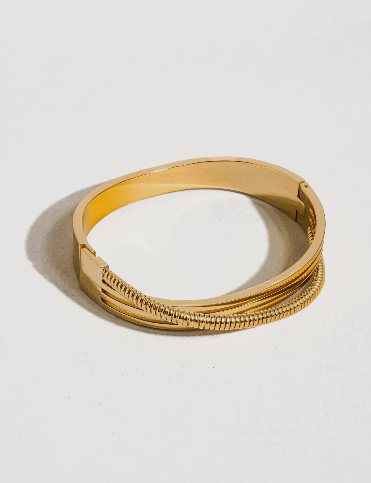 Uma Chain Bangle Bracelet - Non-Tarnish