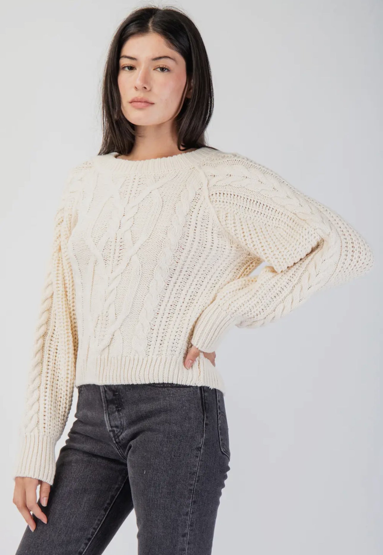 Angie Chunky Knit Sweater