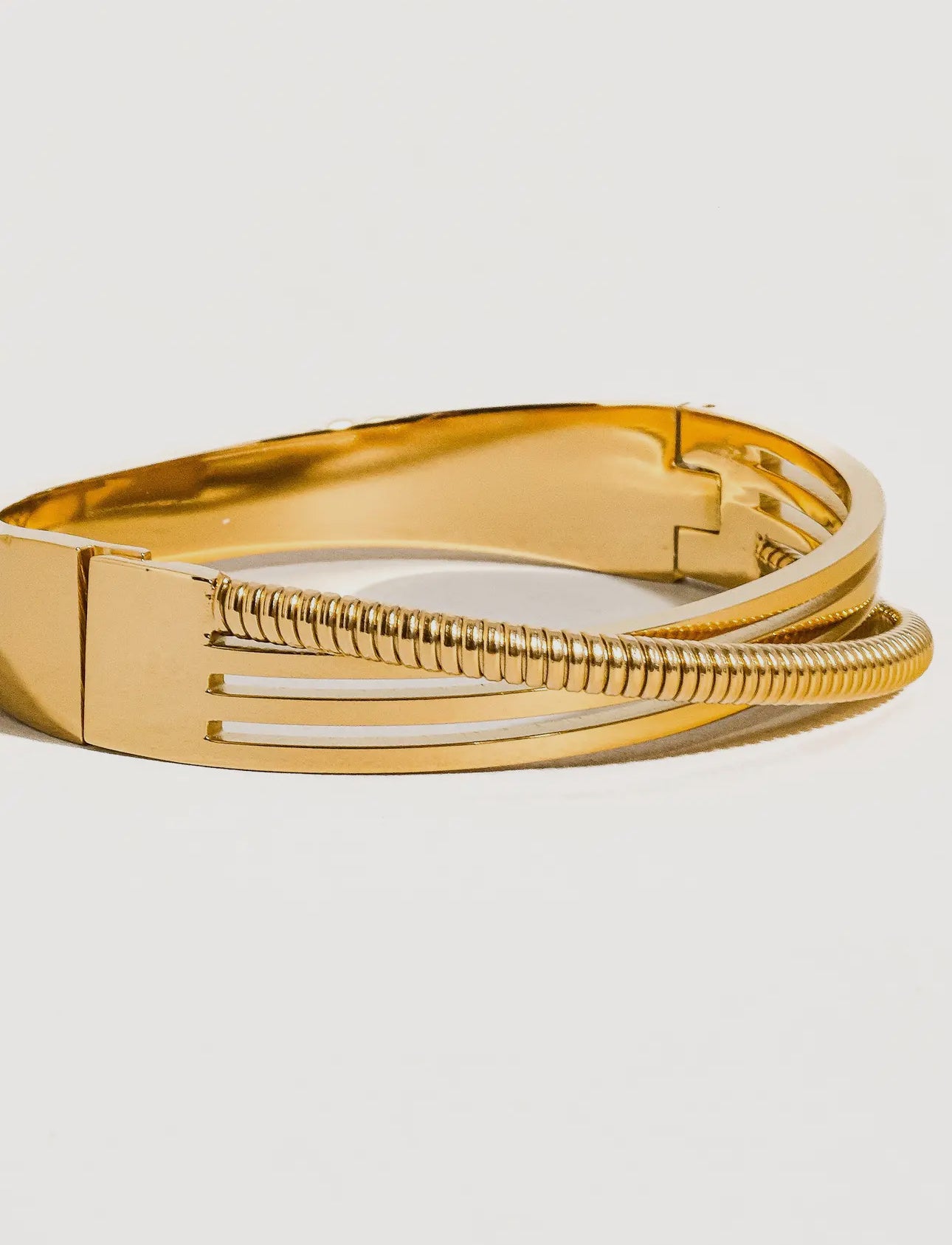 Uma Chain Bangle Bracelet - Non-Tarnish