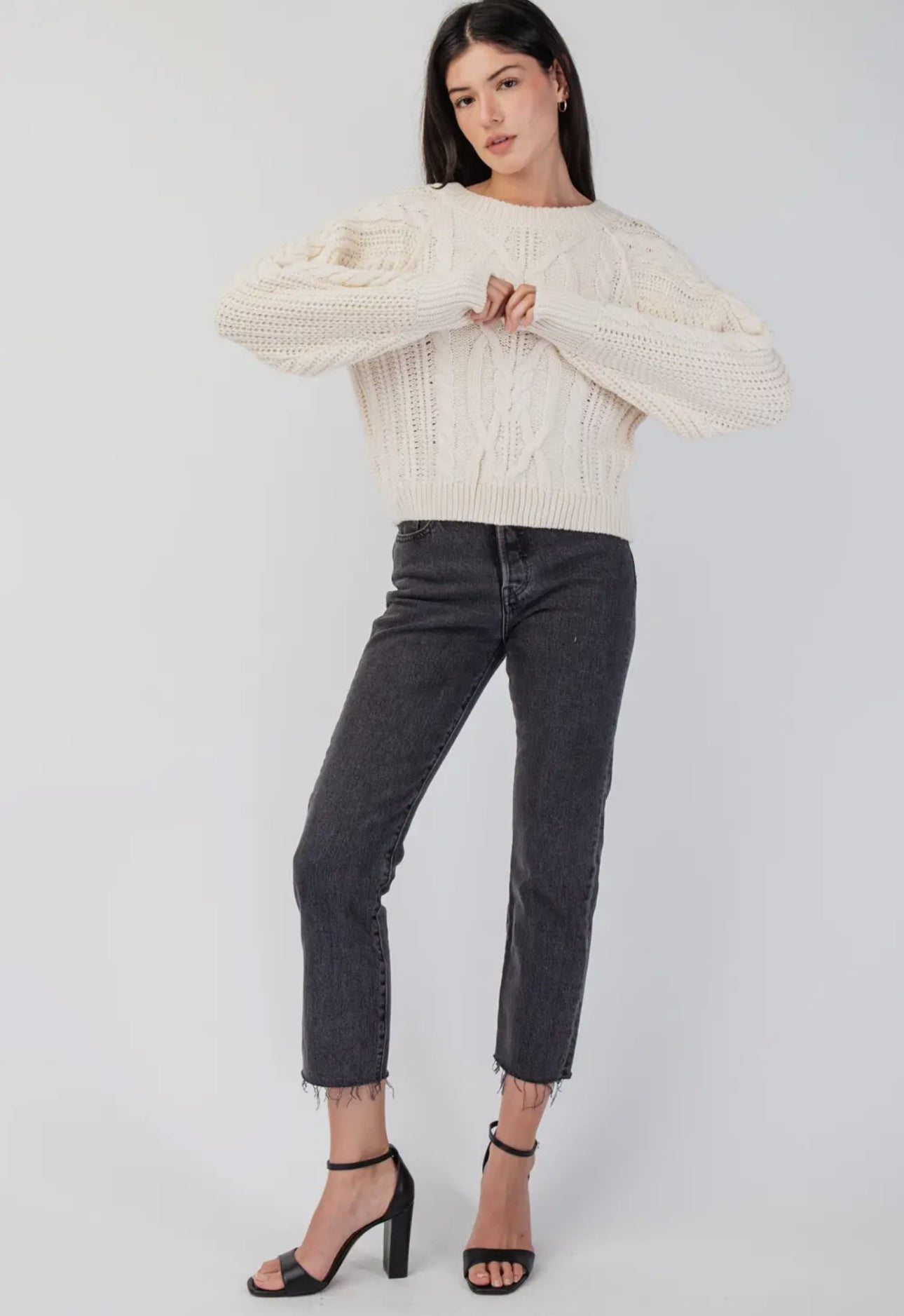 Angie Chunky Knit Sweater