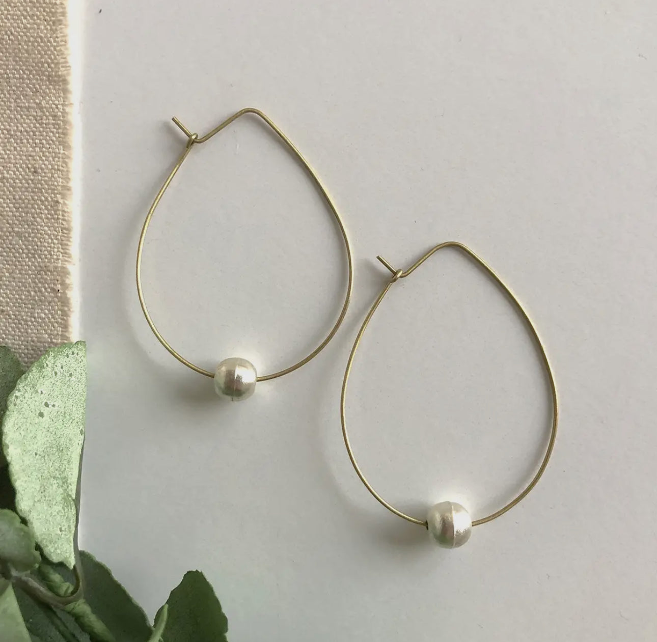 Ethereal Bead Hoops