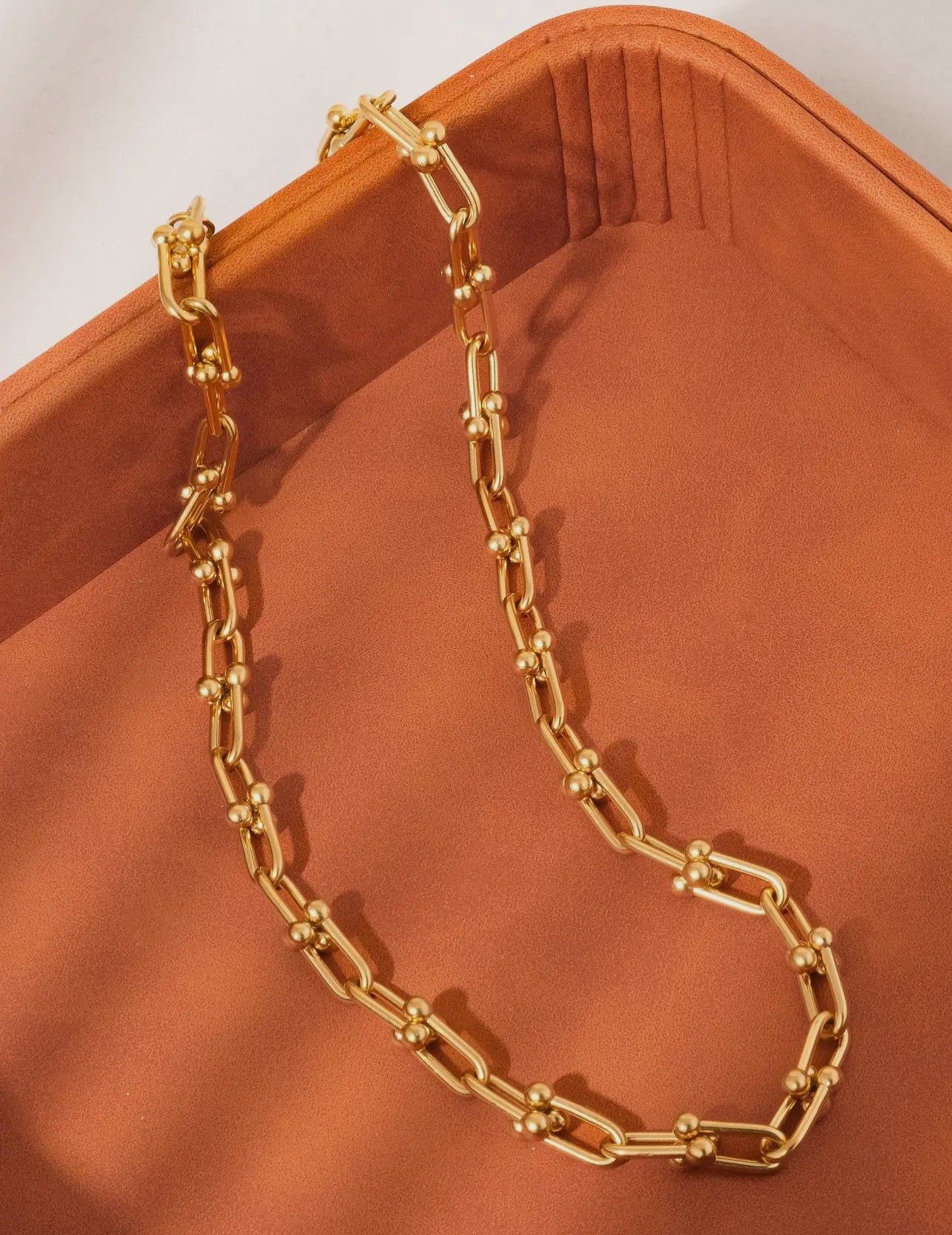 Denise Ball Link Chain Necklace - Non-Tarnish