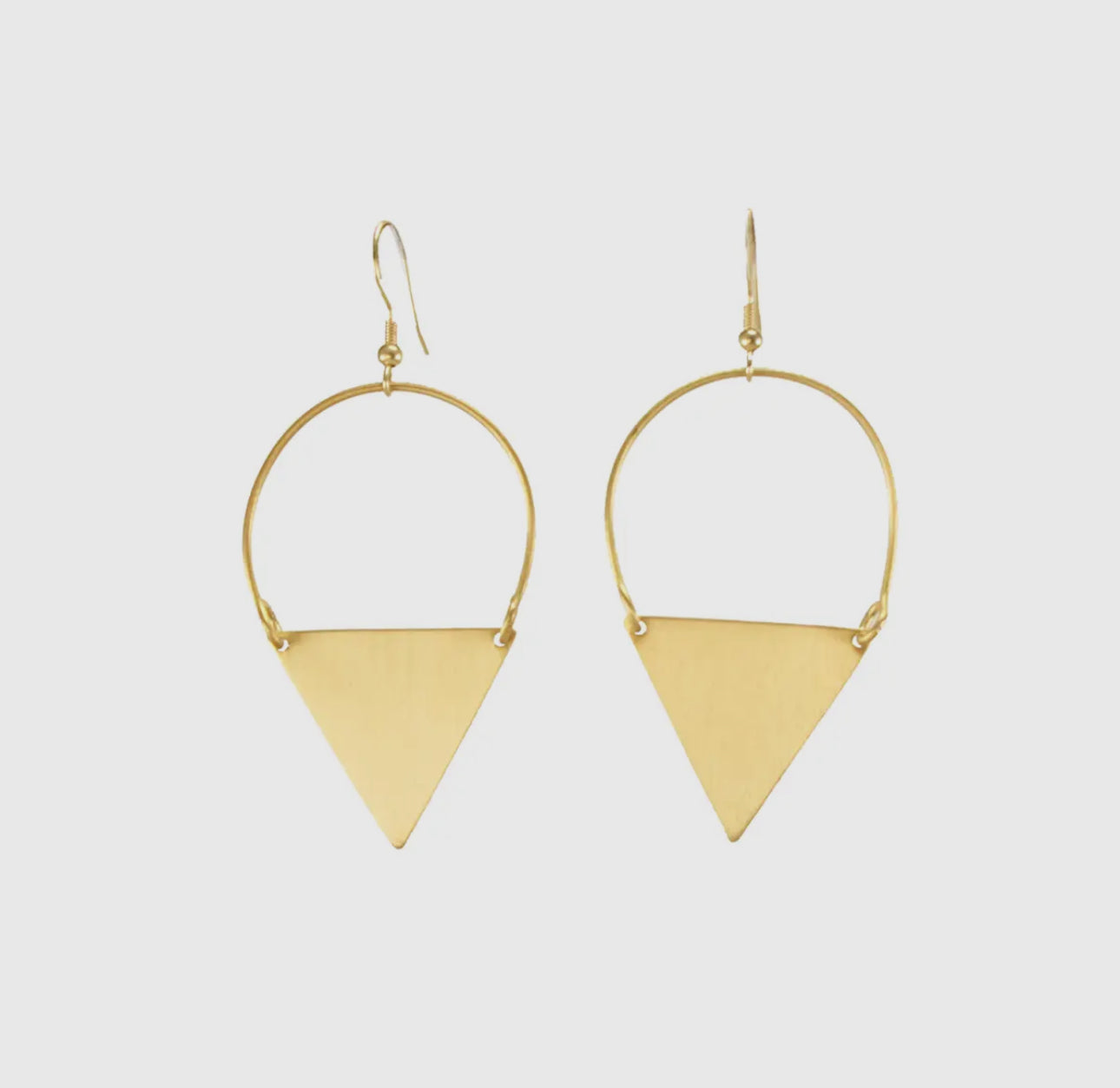 Peaked Sphere Earrings - Gold