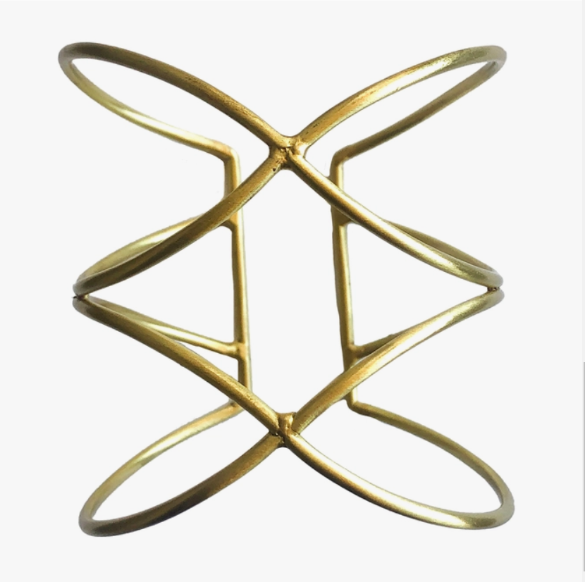 Calera Crossed Cuff - Gold